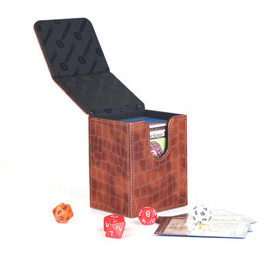 Kirin deck box for board game premium PU strong magnetic closure  deck protector