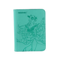 9 Pocket Card Collection PU pro-binder with zipper closure