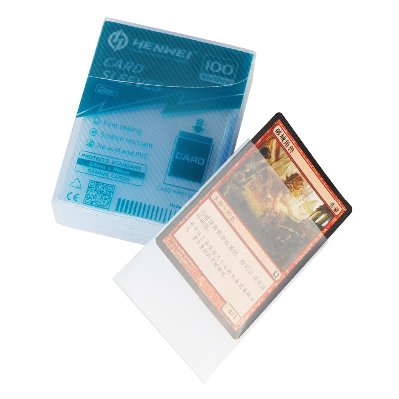 Transparent frosted Card sleeve
